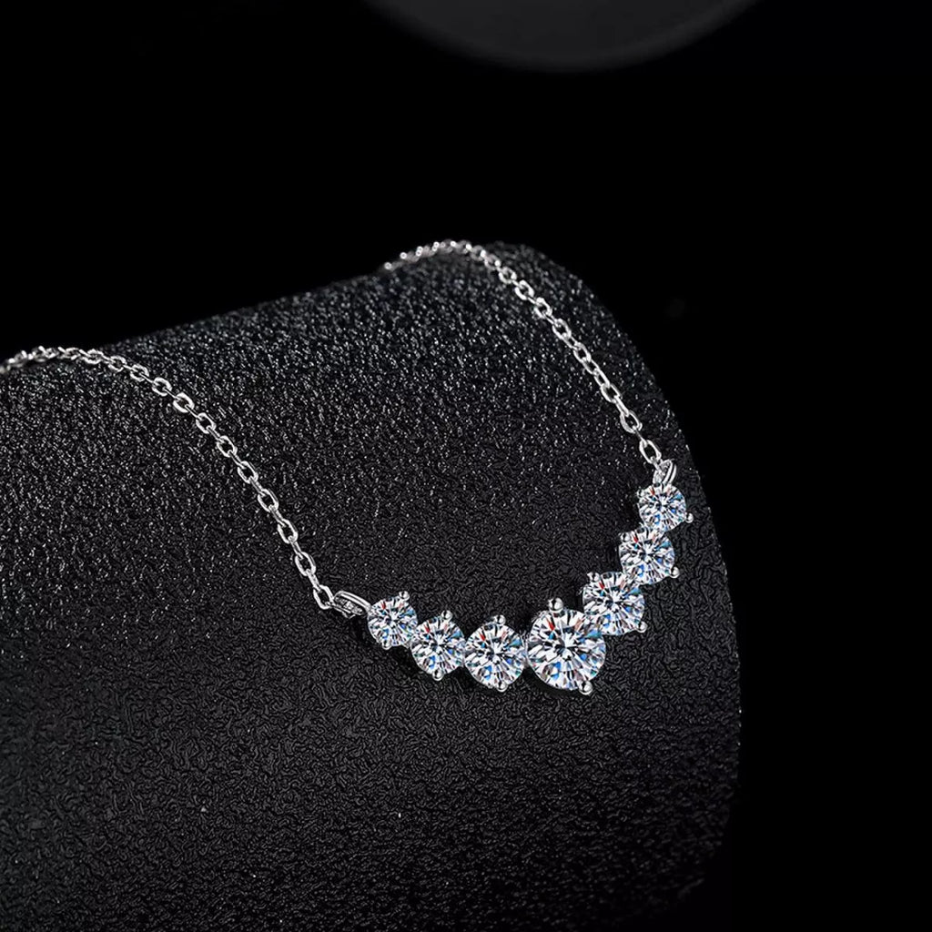 2.8 Carat Moissanite 925 Sterling Silver Necklace