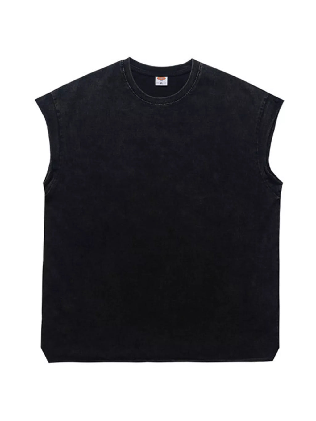 Men's Washed Round Neck Tank
