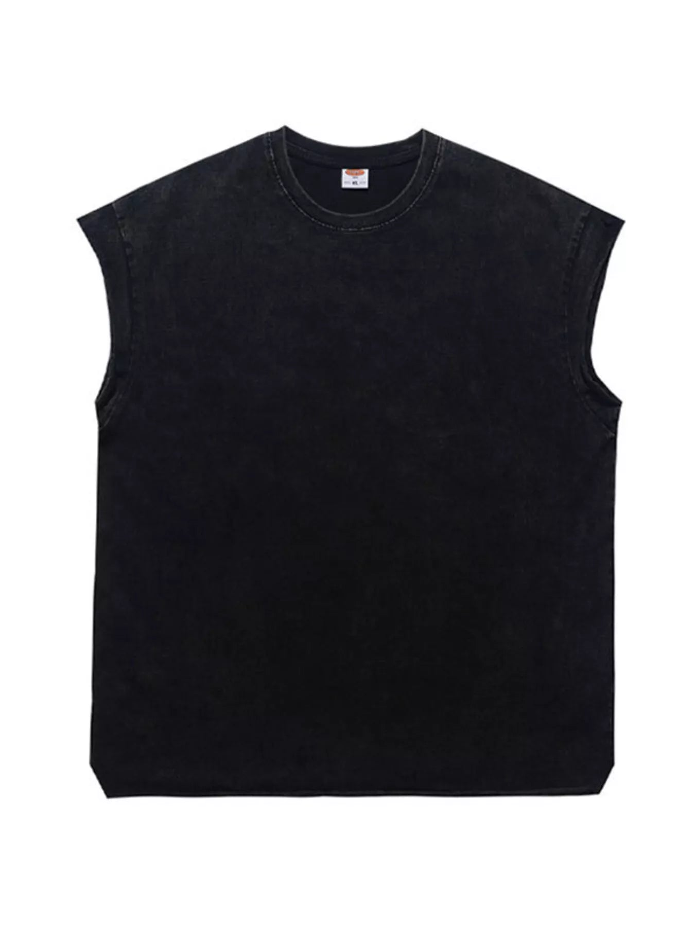 Men's Washed Round Neck Tank