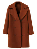 Double-Breasted Long Sleeve Coat