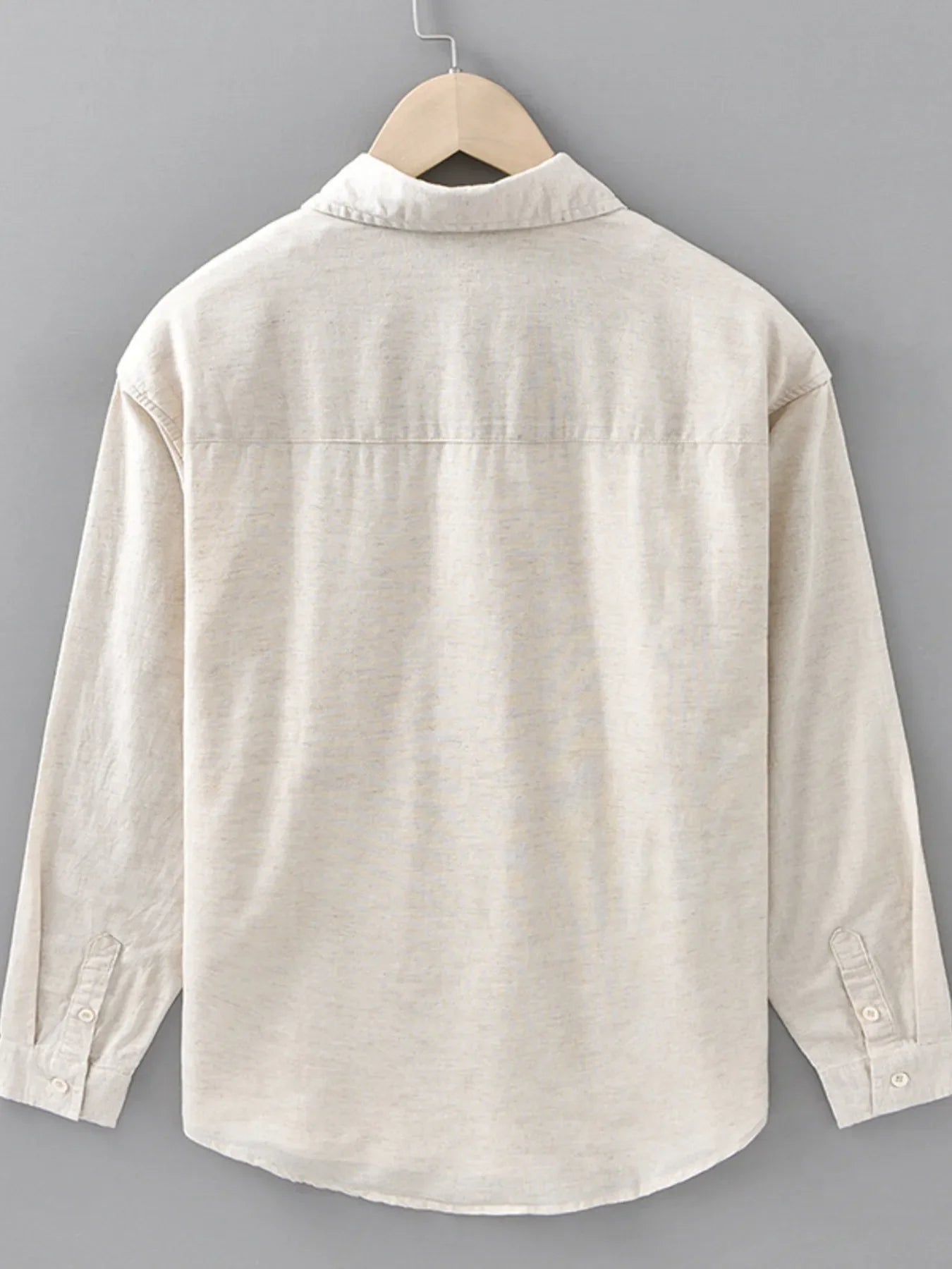Men's Plus Size Button Up Long Sleeve Shirt