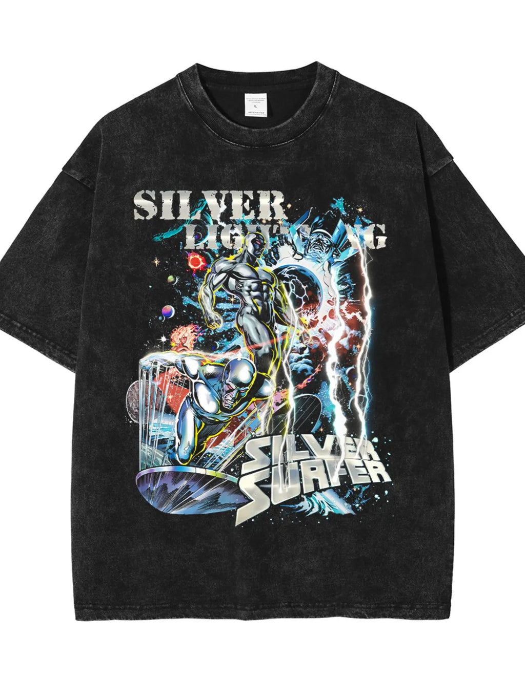Men's Graphic Round Neck Short Sleeve T-Shirt