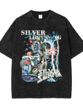 Men's Graphic Round Neck Short Sleeve T-Shirt
