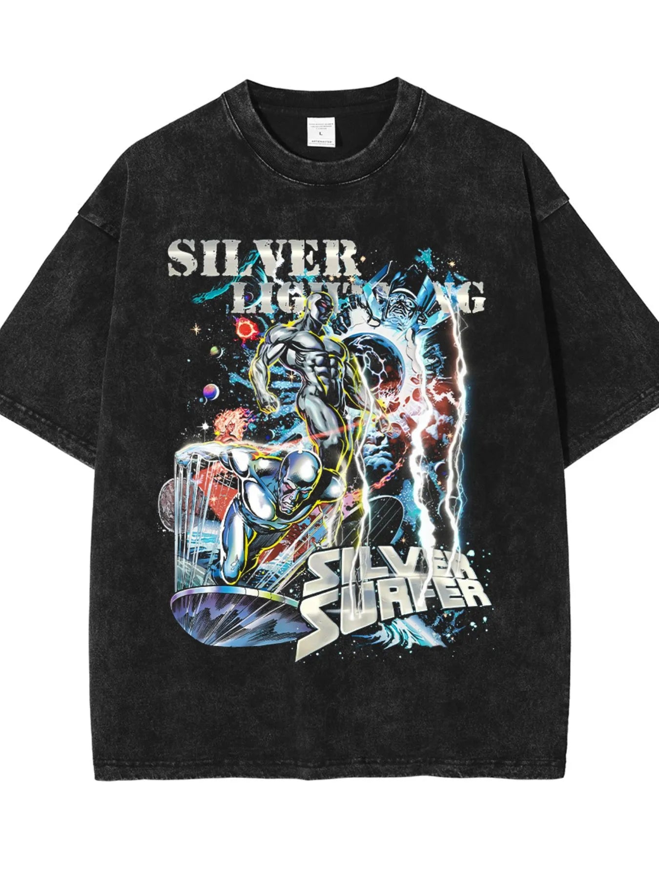 Men's Graphic Round Neck Short Sleeve T-Shirt
