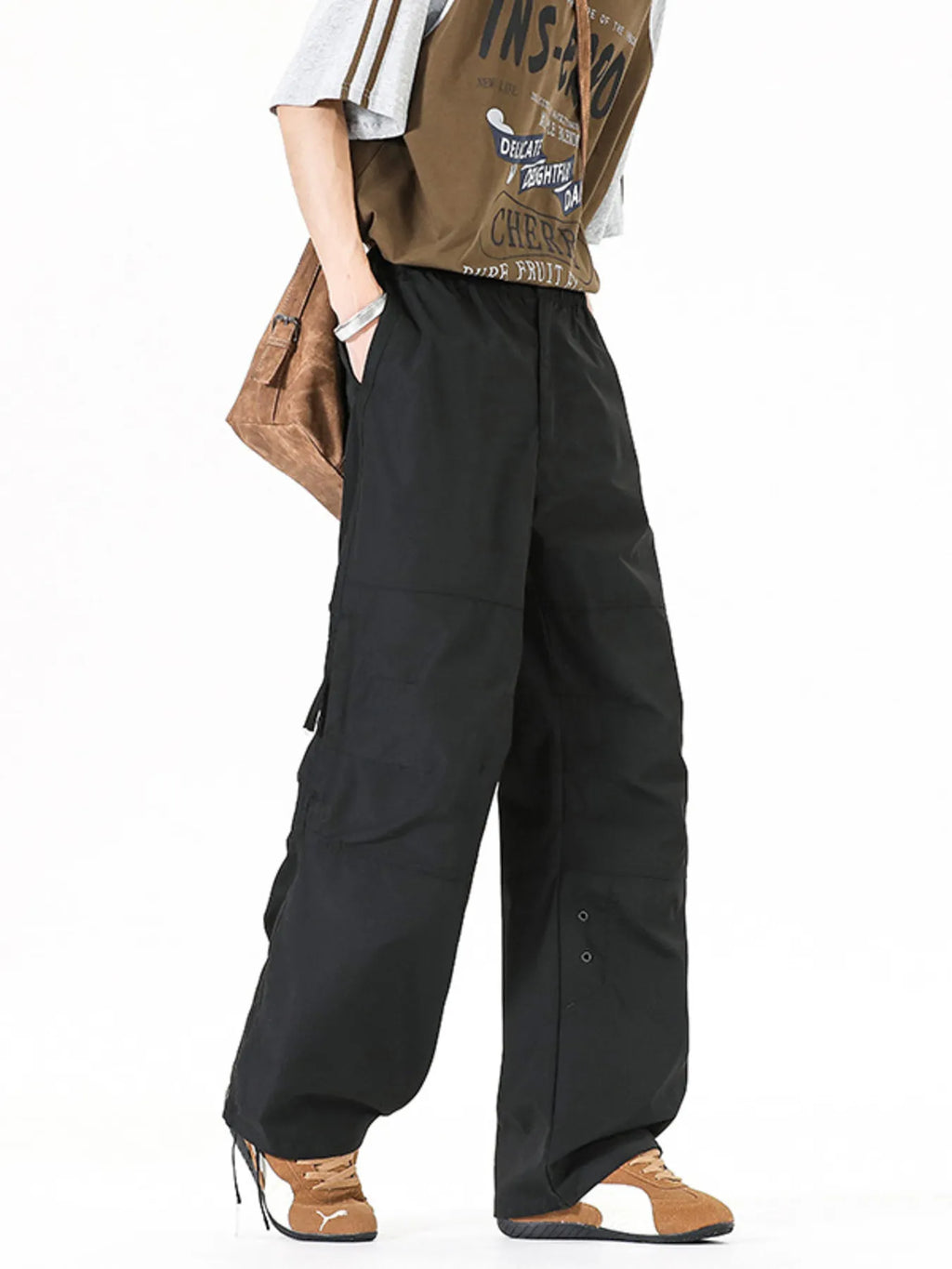 Men's Full Size Loose Fit Cargo Pants Plus Size