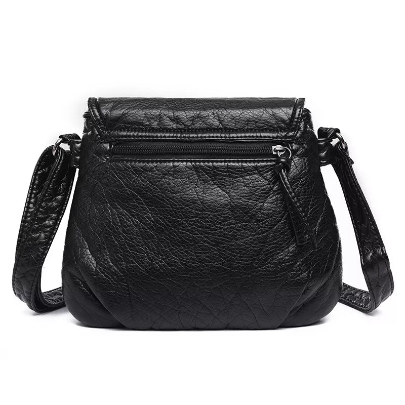 Leather Adjustable Strap Crossbody Bag