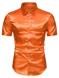 Men's Button Up Short Sleeve Shirt