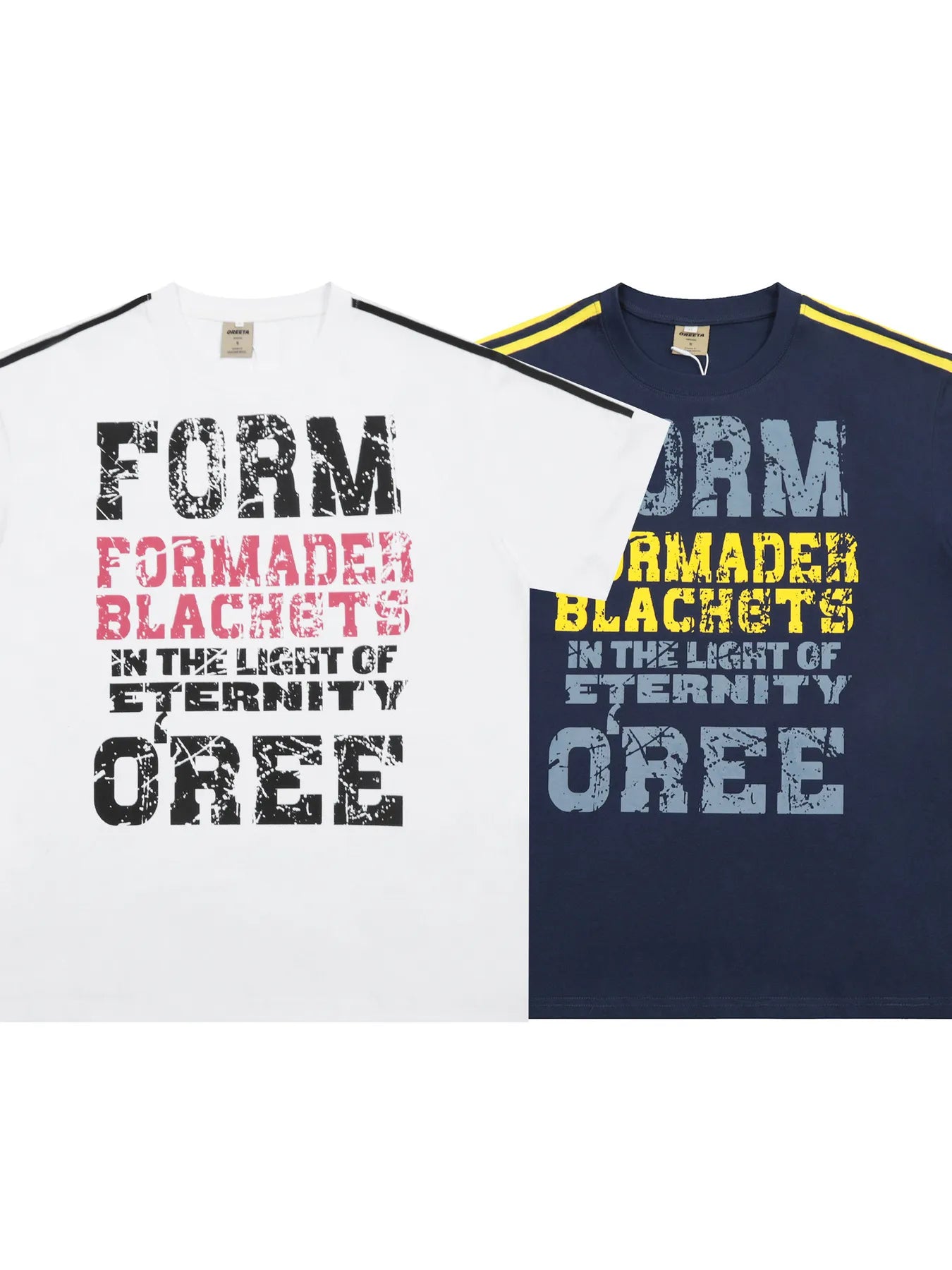 Men's Letter Graphic Round Neck T-Shirt