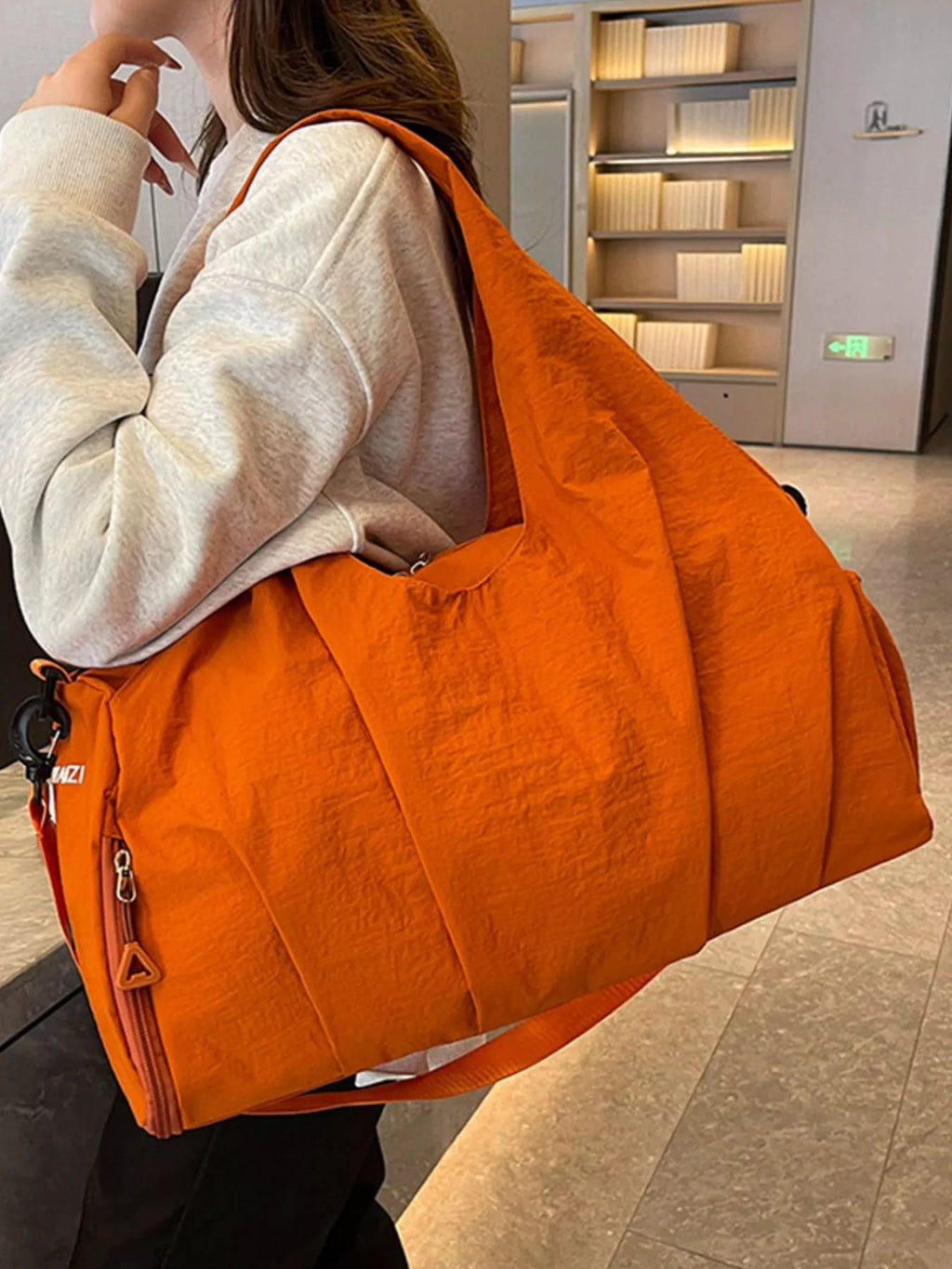 Ruched Large Capacity Travel Bag