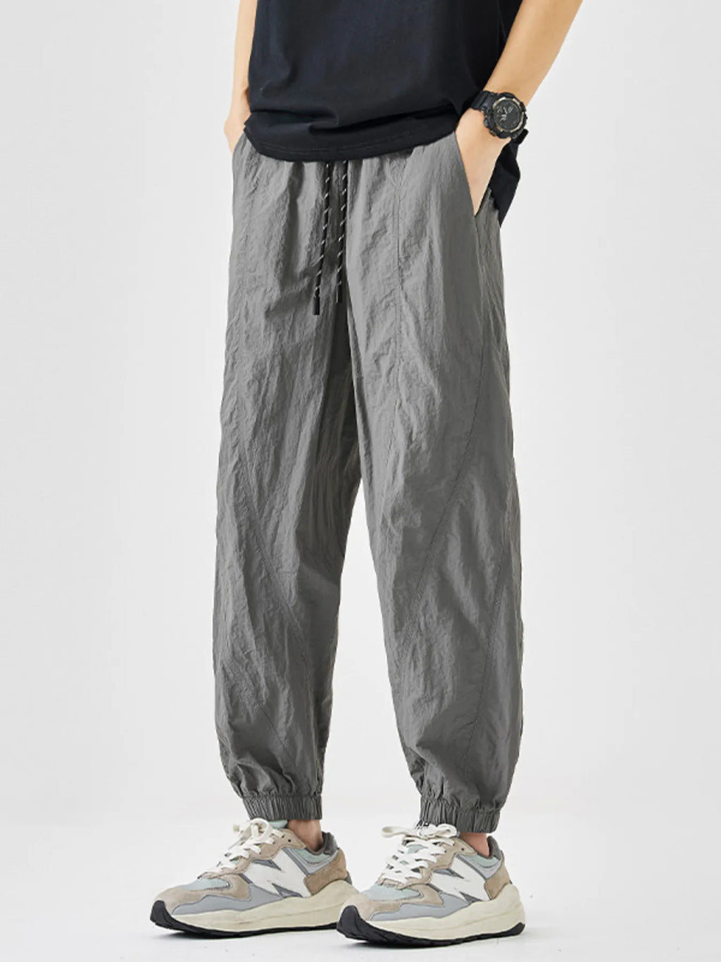 Men's Plus Size Drawstring Loose Fit Joggers