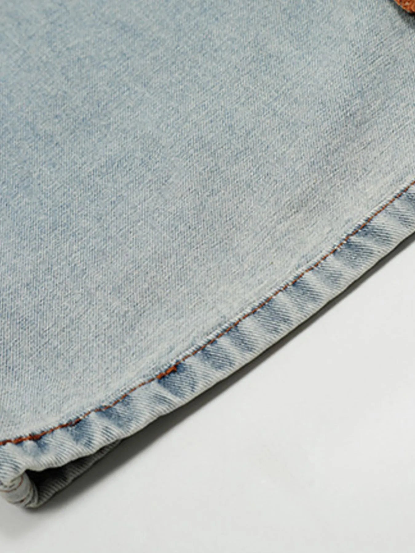 Men's Wide-Leg Jeans with Contrast Side Stripes and Decorative Patches