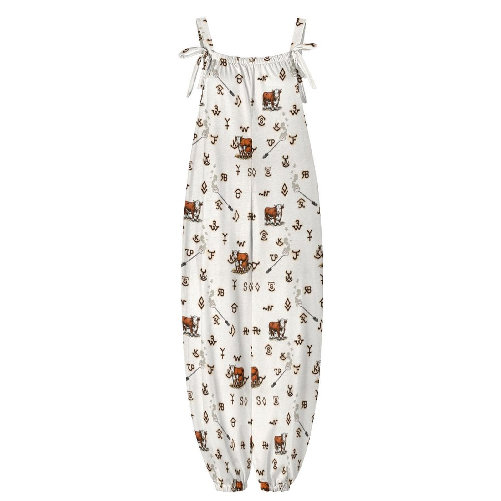 Baha Ranch Hereford Brands Overalls Jumpsuit