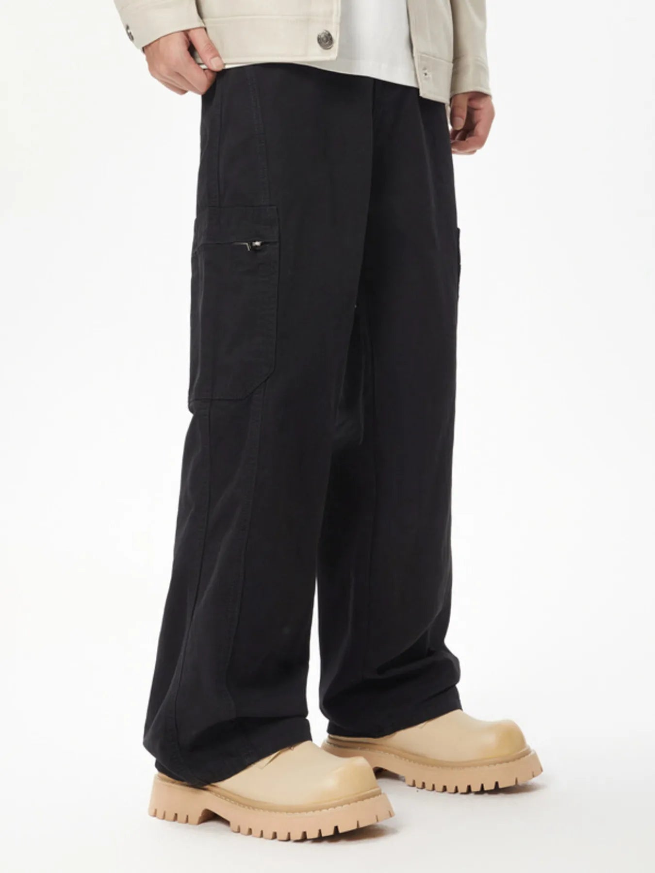 Me's Wide Leg Cargo Pants