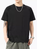 Men's Full Size Round Neck Short Sleeve T-Shirt Plus Size