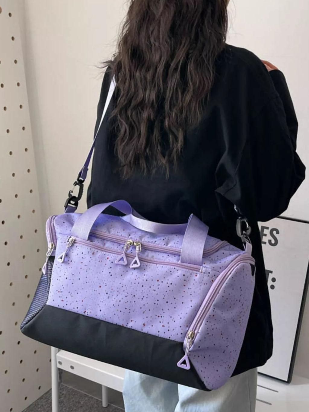 Color Block Travel Bag