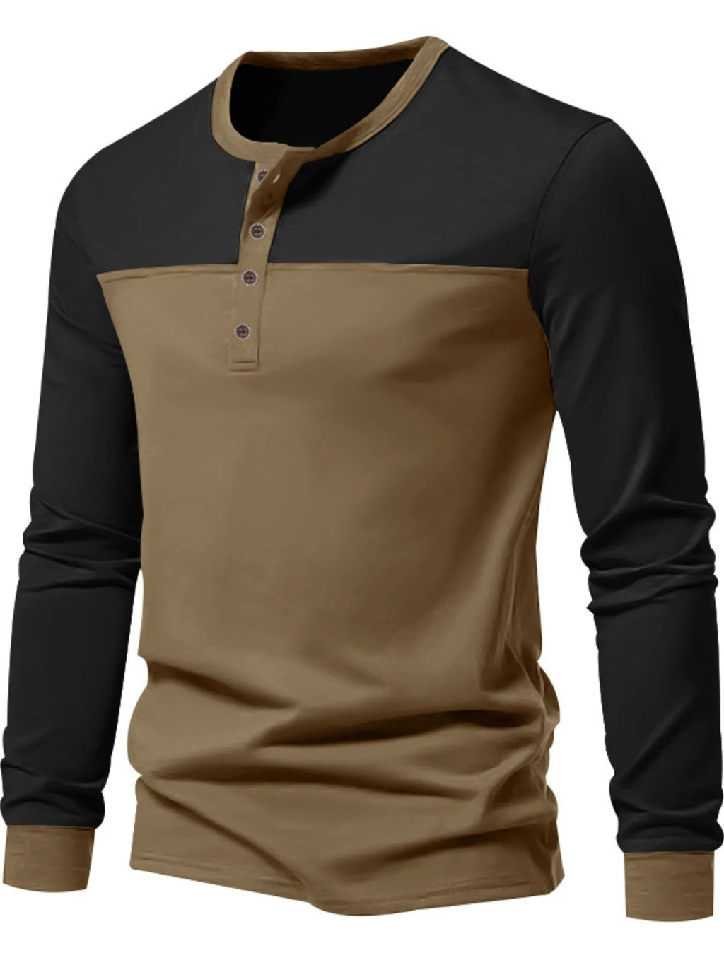 Men's Full Size Button Detail Short Sleeve Top Plus Size