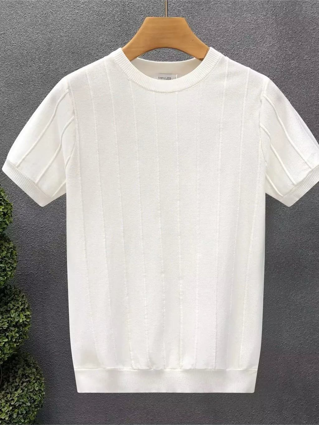 Men's Full Size Round Neck Short Sleeve T-Shirt Plus Size