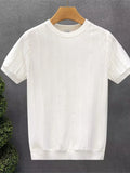 Men's Full Size Round Neck Short Sleeve T-Shirt Plus Size