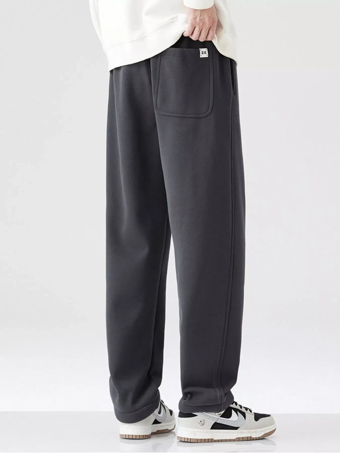 Men's Plus Size Wide Leg Pants