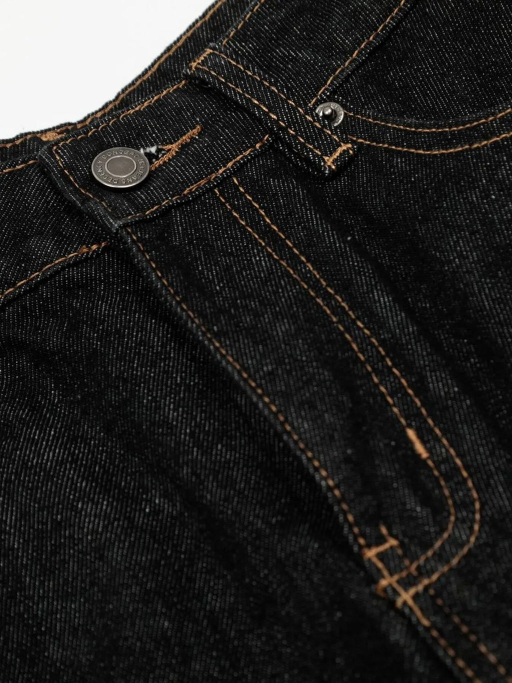 Men's Baggy Denim Shorts with Cuffed Hem