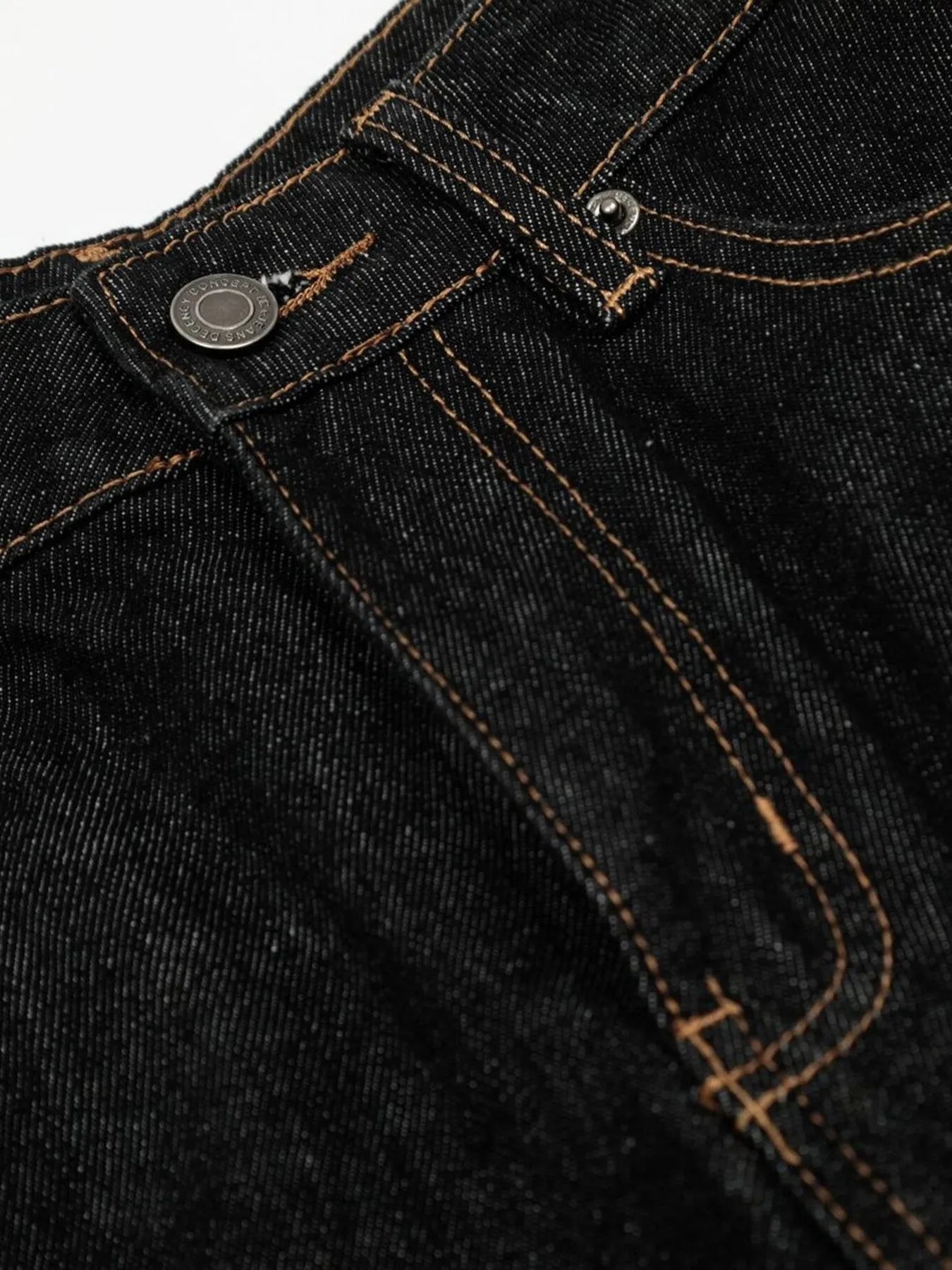 Men's Baggy Denim Shorts with Cuffed Hem