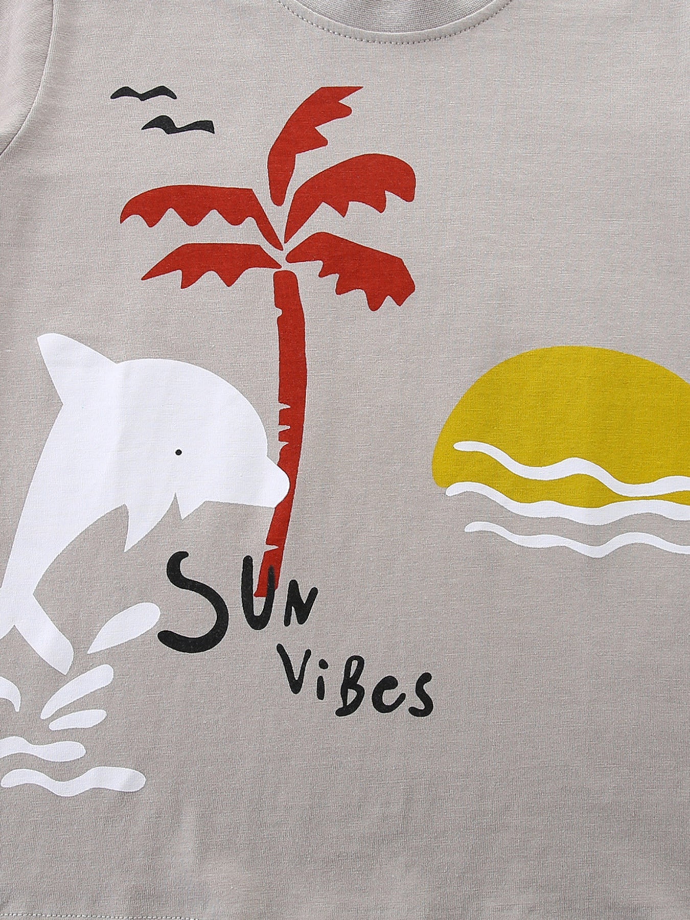Children's Sun Vibes Graphic Short Sleeve Tee