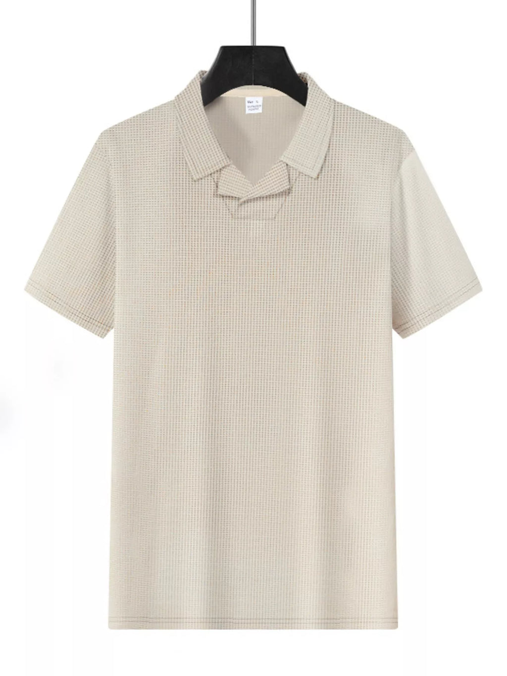 Men's Full Size Casual Short Sleeve Polo and Shorts Set Plus Size