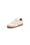 Lace Up Round Toe Flat Sneakers