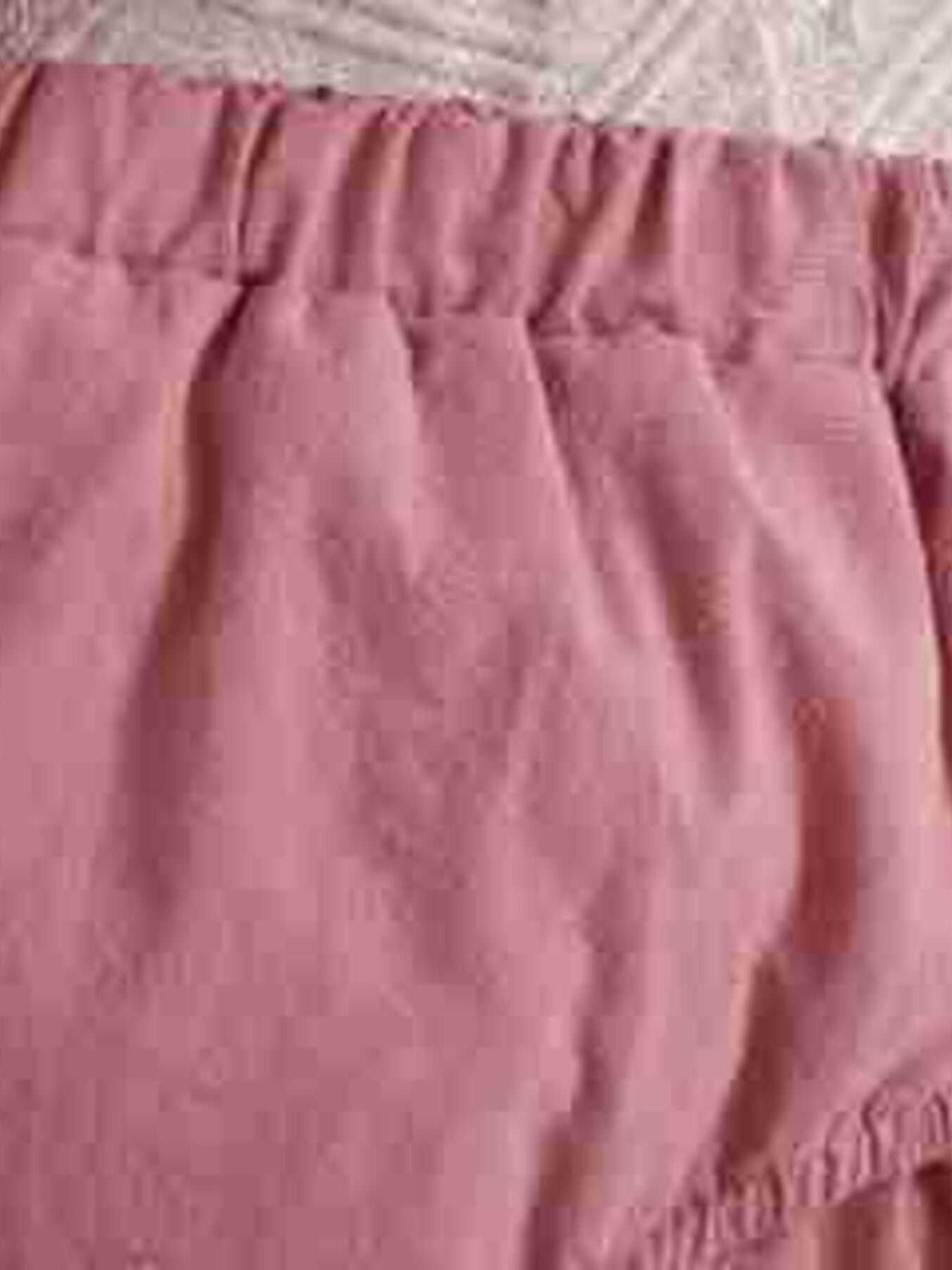 Children's Ruffle Trim Button Front Top and Shorts Set