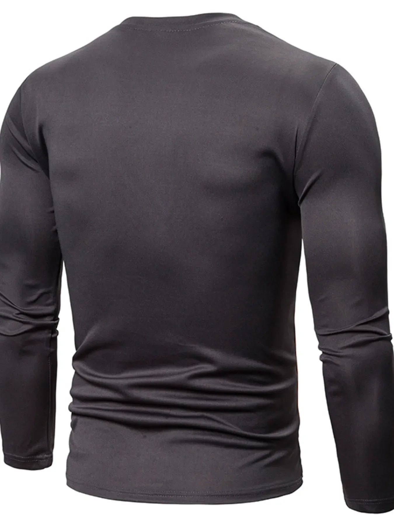 Men's Full Size Color Block Long Sleeve T-Shirt Plus Size