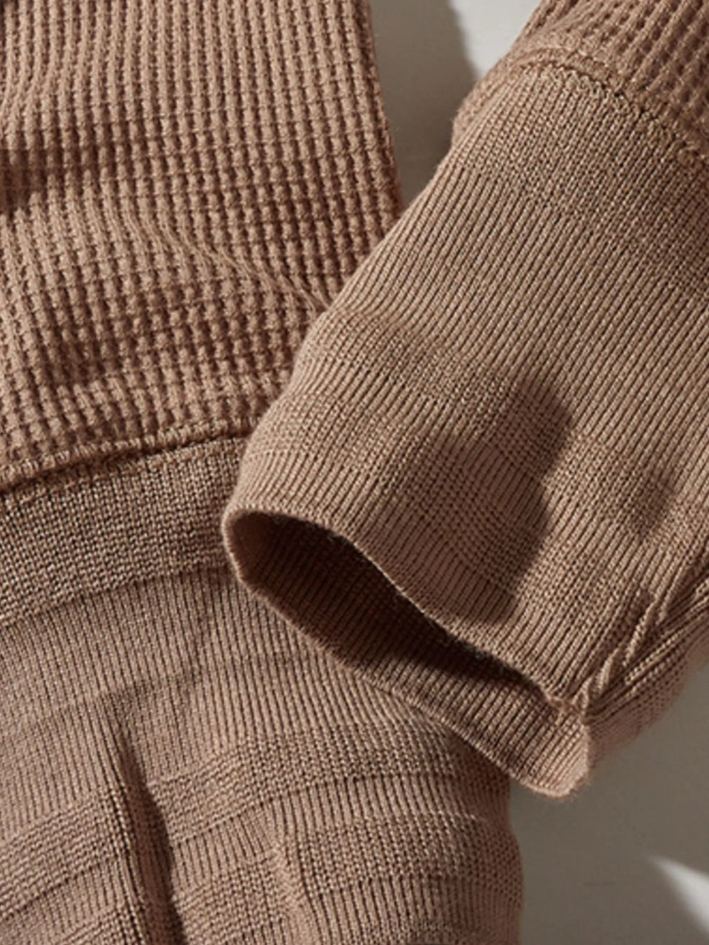 Men's Plus Size Button Detail Long Sleeve T-Shirt