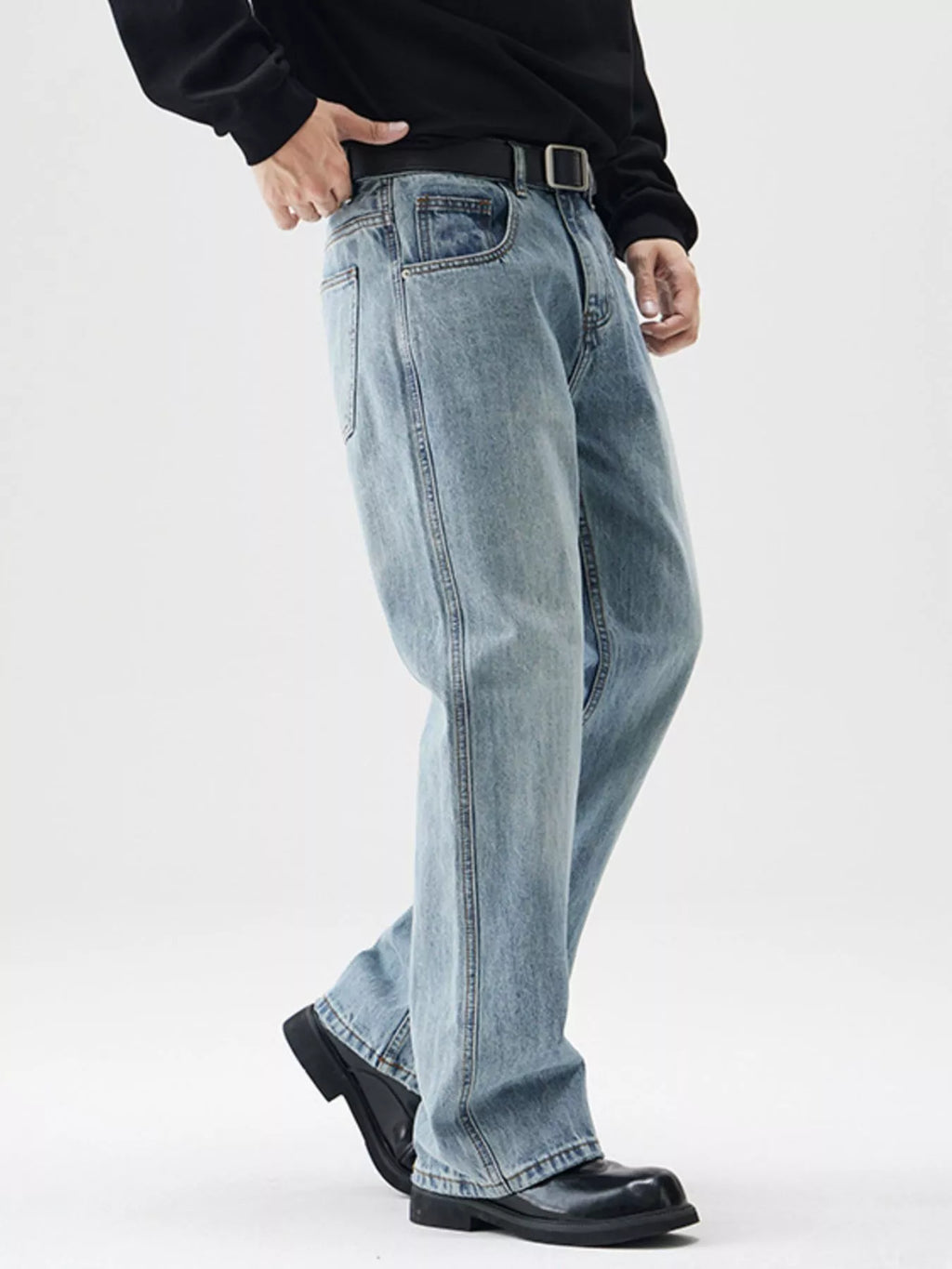 Men's Wash Relaxed Fit Jeans