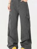 Men's Cargo Wide Leg Utility Pants