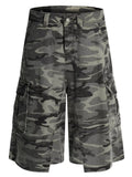 Men's Camouflage Cargo Denim Capris