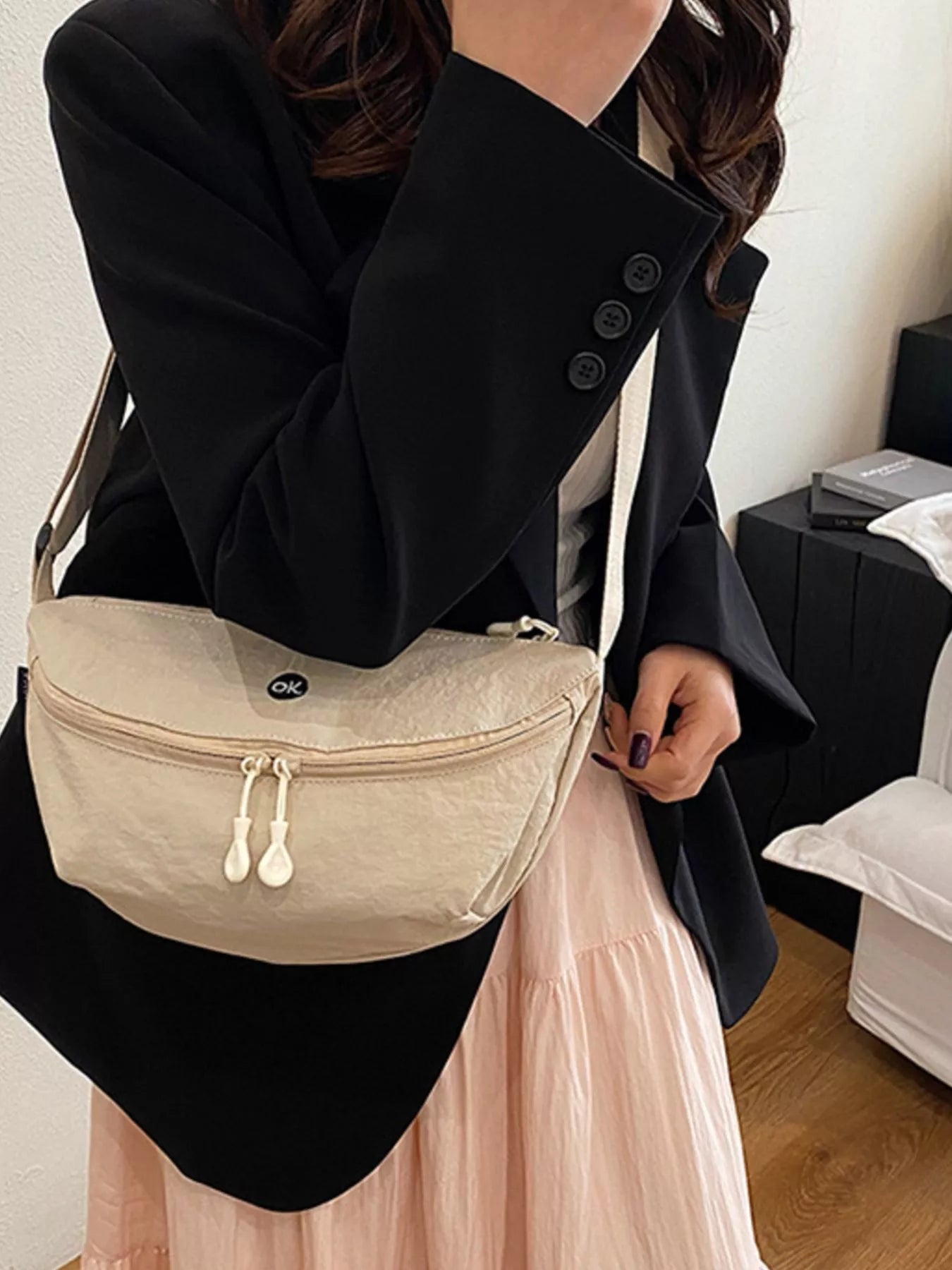 Lightweight Canvas Sling Bag