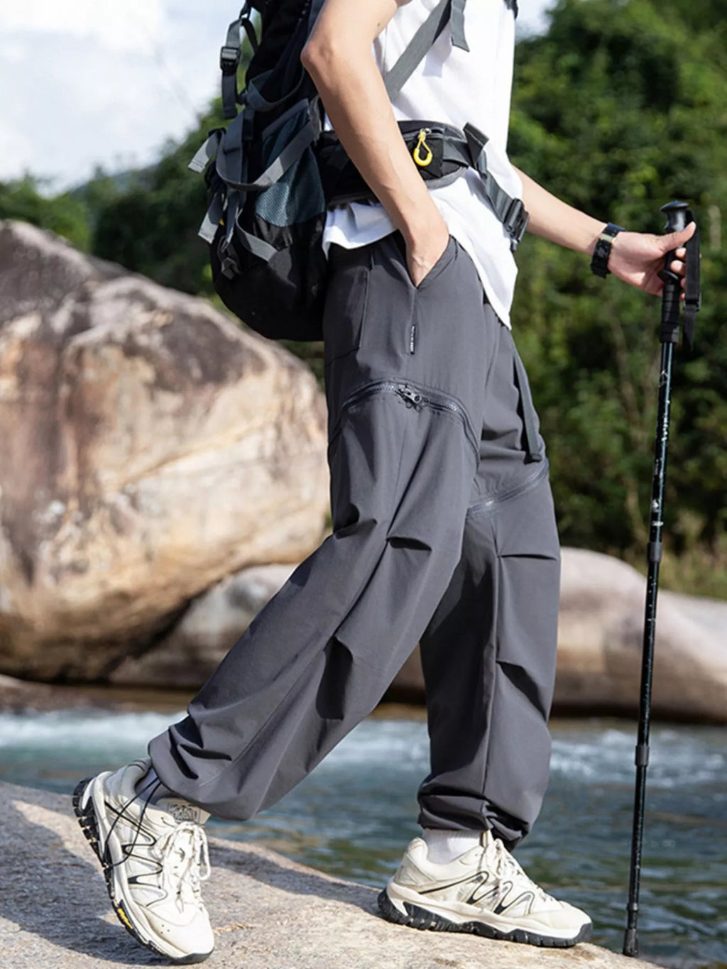 Men's Convertible Zip-Off Cargo Pants