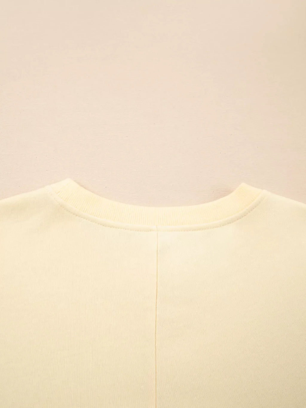 2 in 1 Faux Two Piece Patchwork Round Neck Sweatshirt