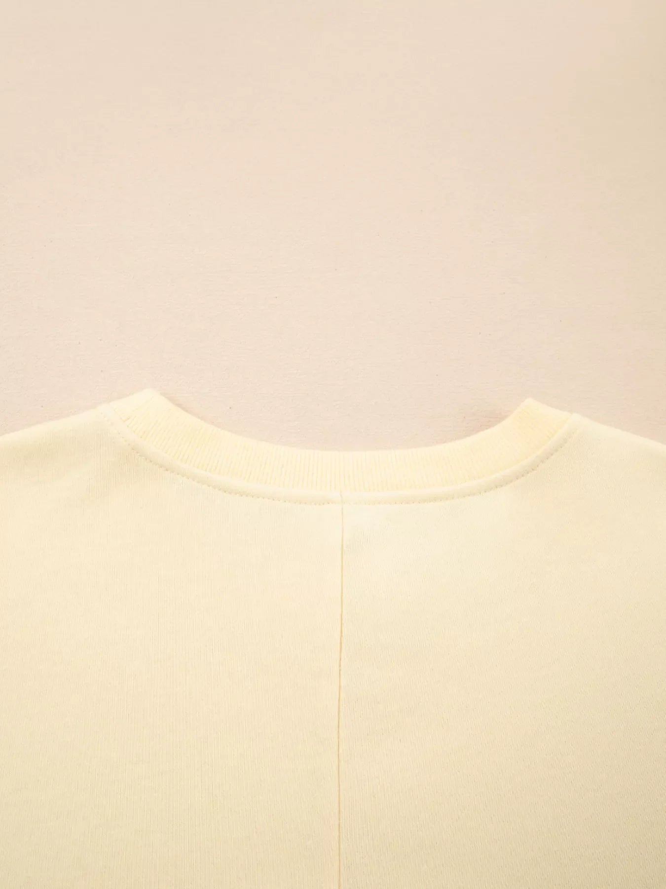 2 in 1 Faux Two Piece Patchwork Round Neck Sweatshirt