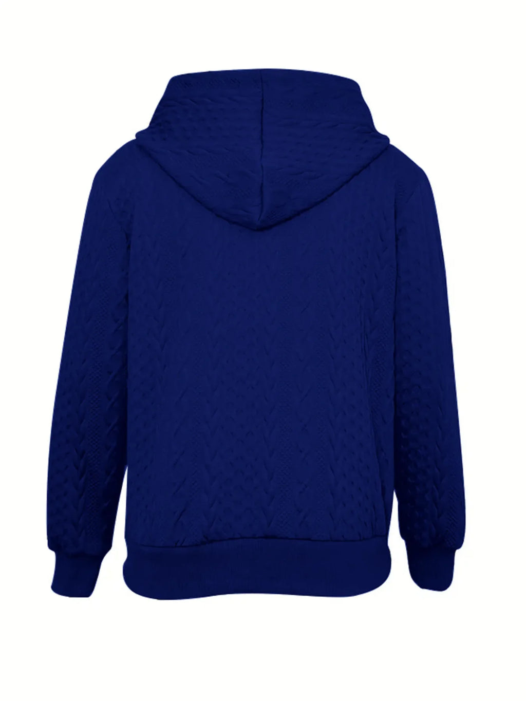 Drawstring Zip Up Hooded Jacket