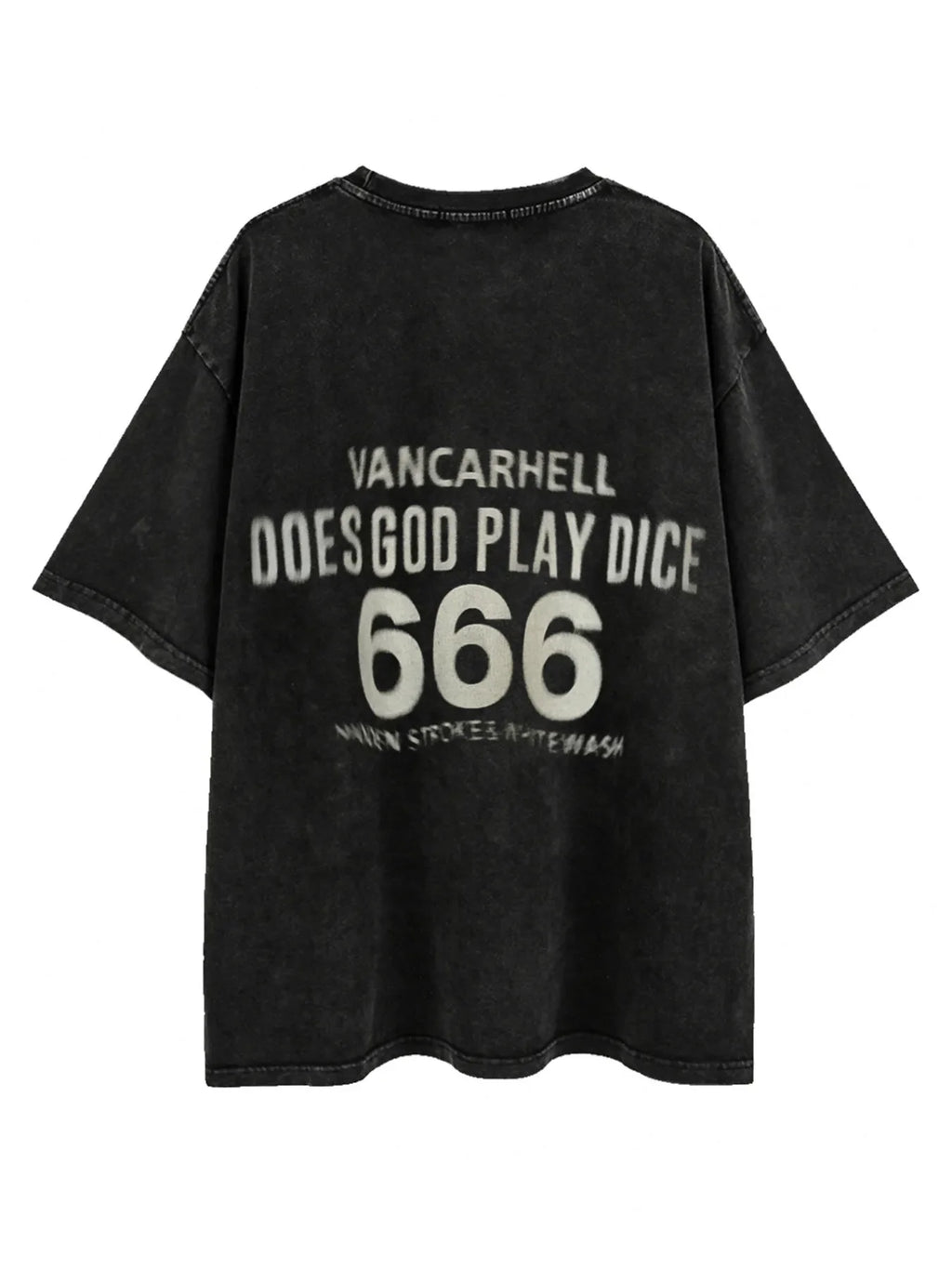 Men's Oversized Graphic Round Neck T-Shirt
