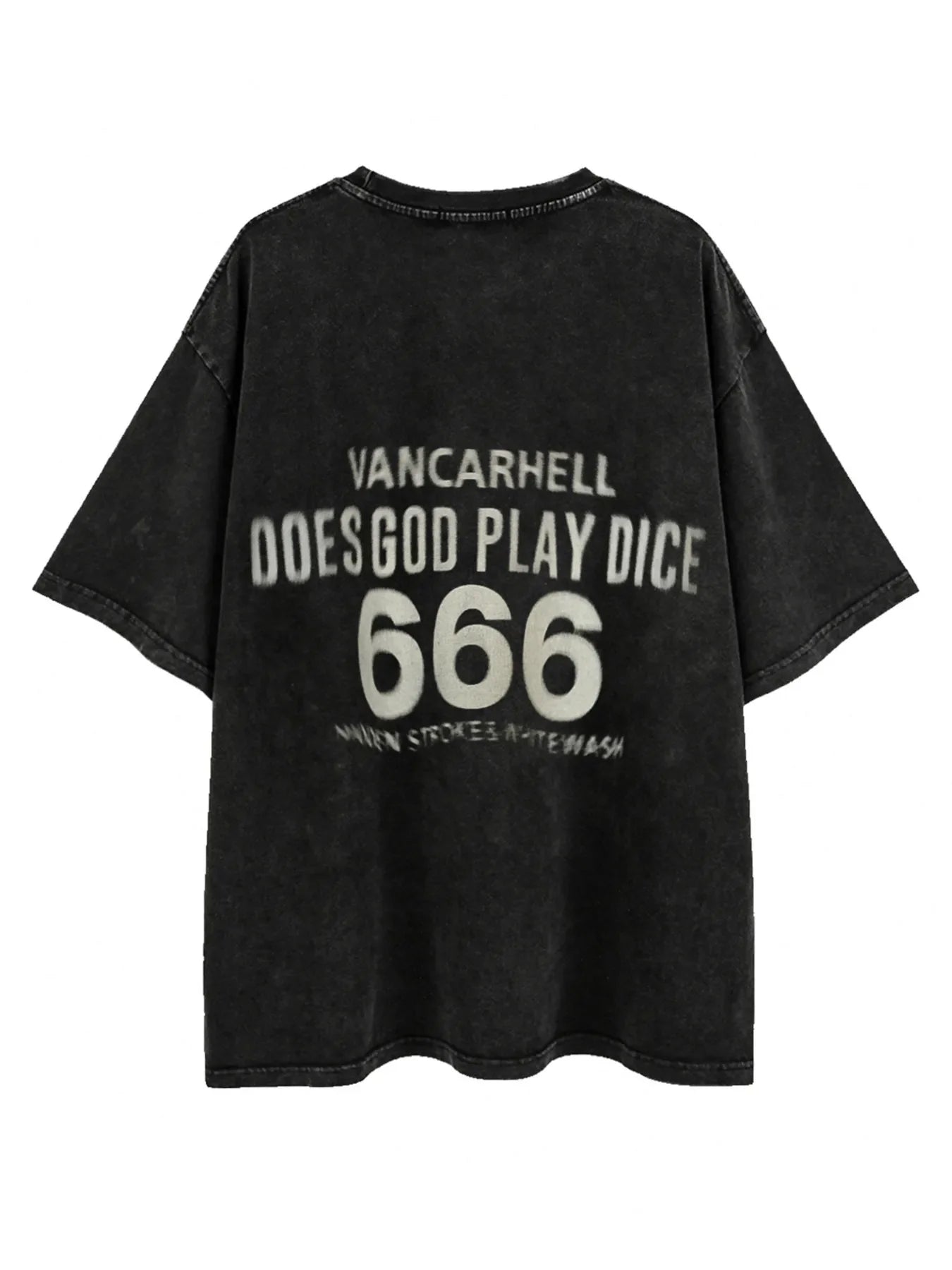 Men's Oversized Graphic Round Neck T-Shirt