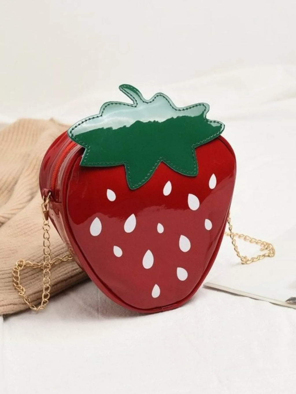 Strawberry Shaped Crossbody Bag