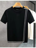 Men's Full Size Round Neck Short Sleeve T-Shirt Plus Size