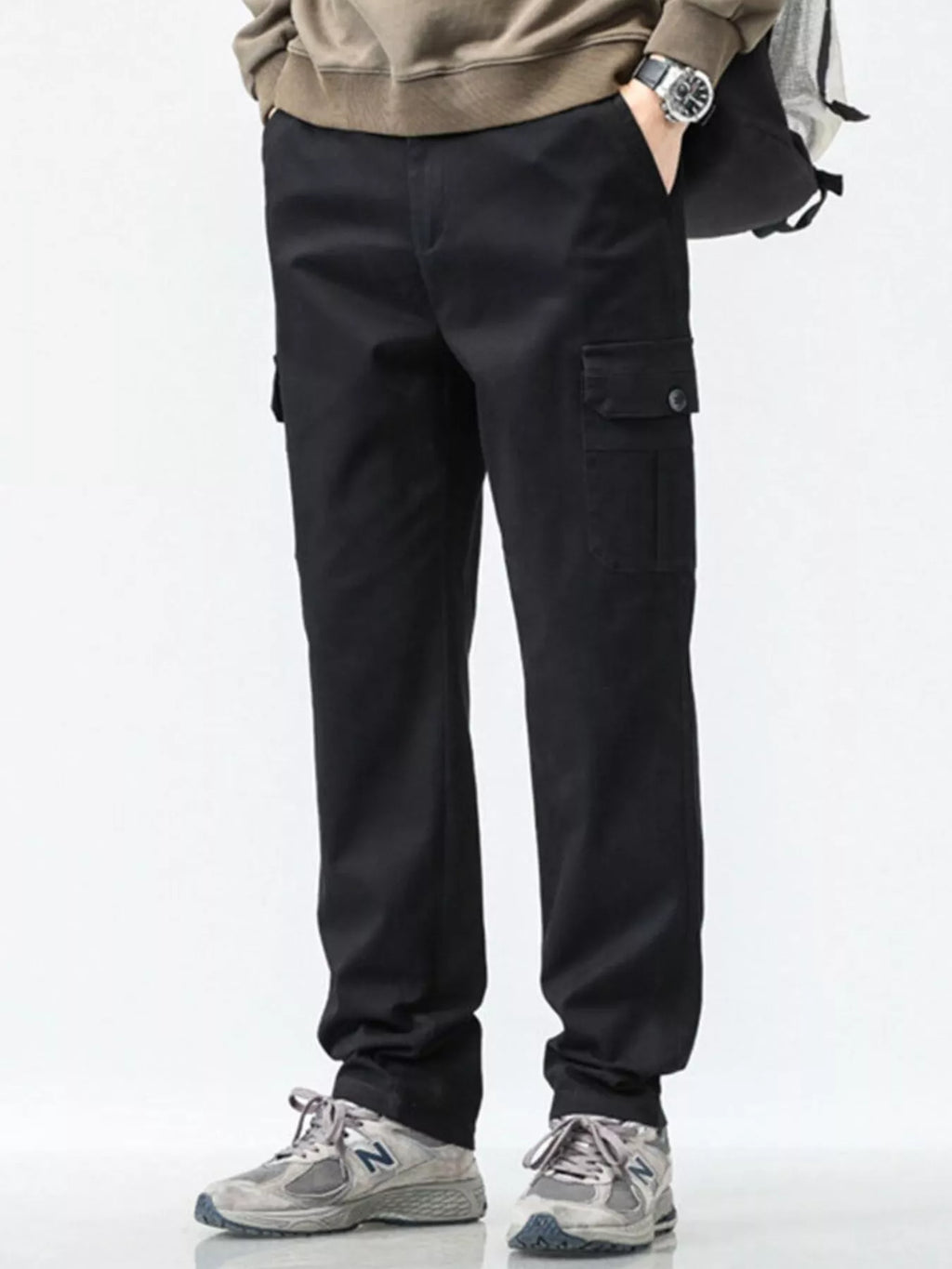 Men's Plus Size Relaxed Fit Cargo Pants