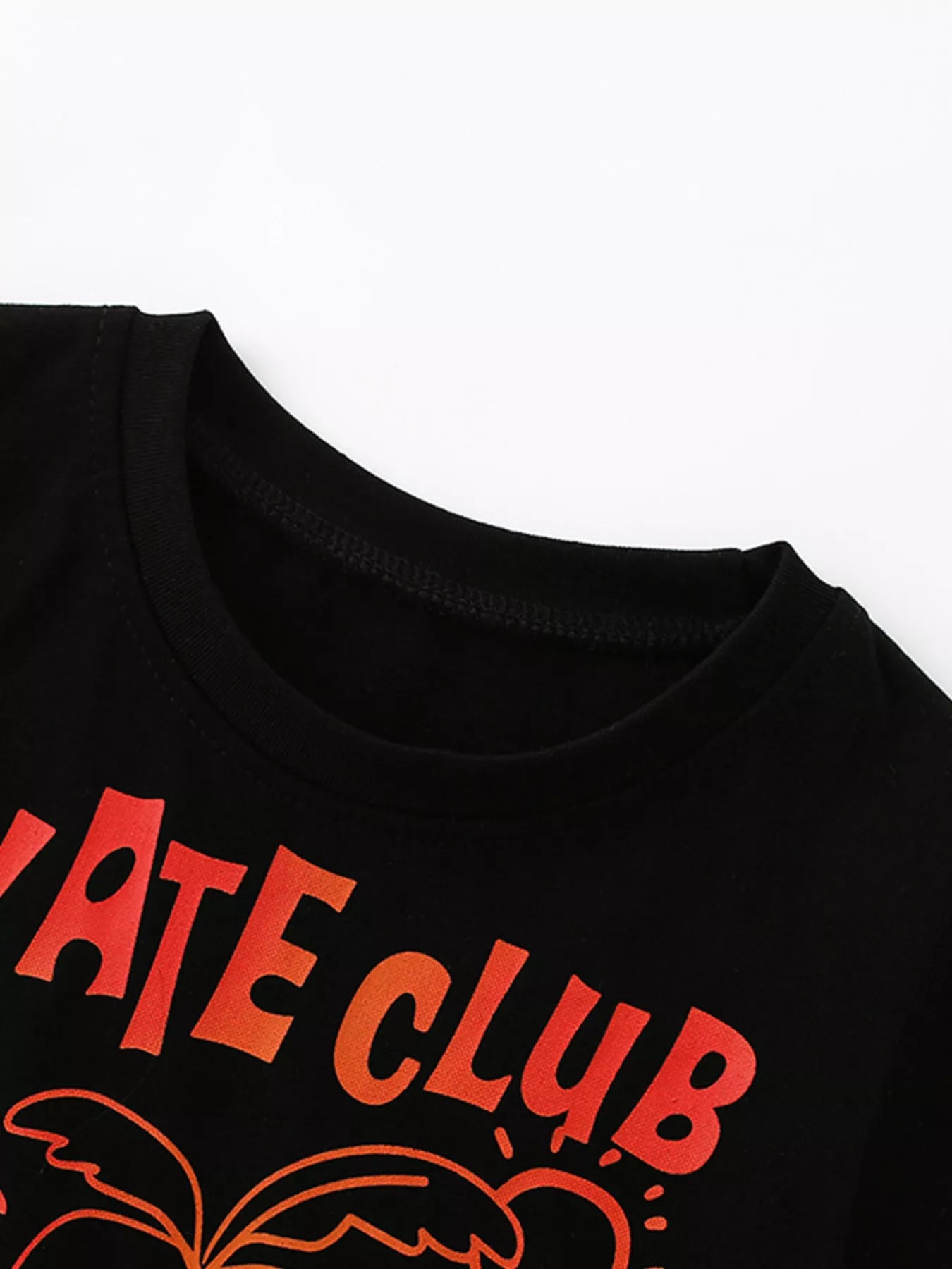 Children's Graphic Round Neck T-Shirt