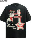 Men's Graphic Round Neck Short Sleeve T-Shirt