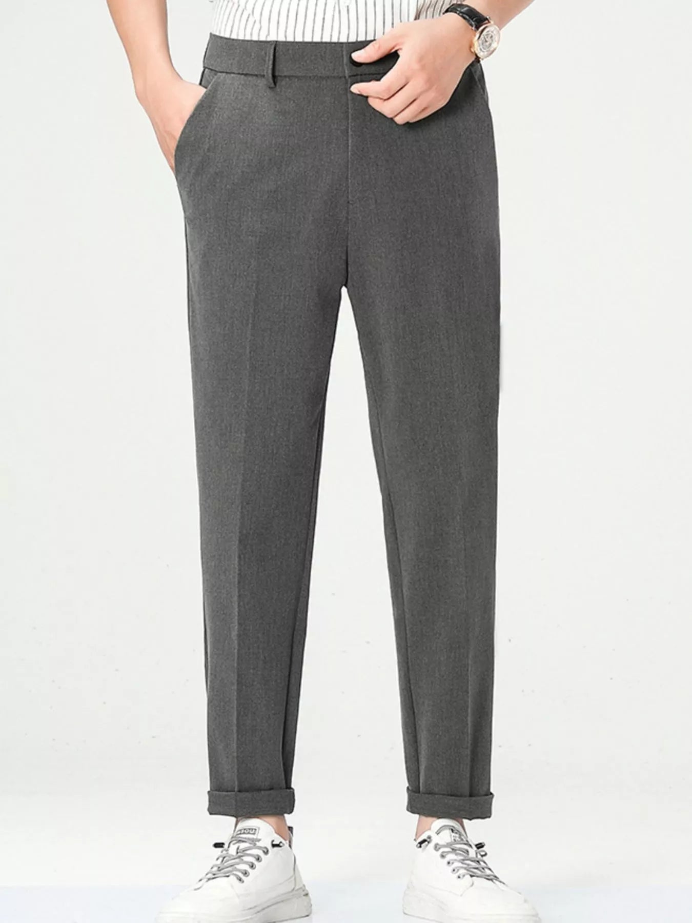 Men's Loose Fit Straight Leg Pants