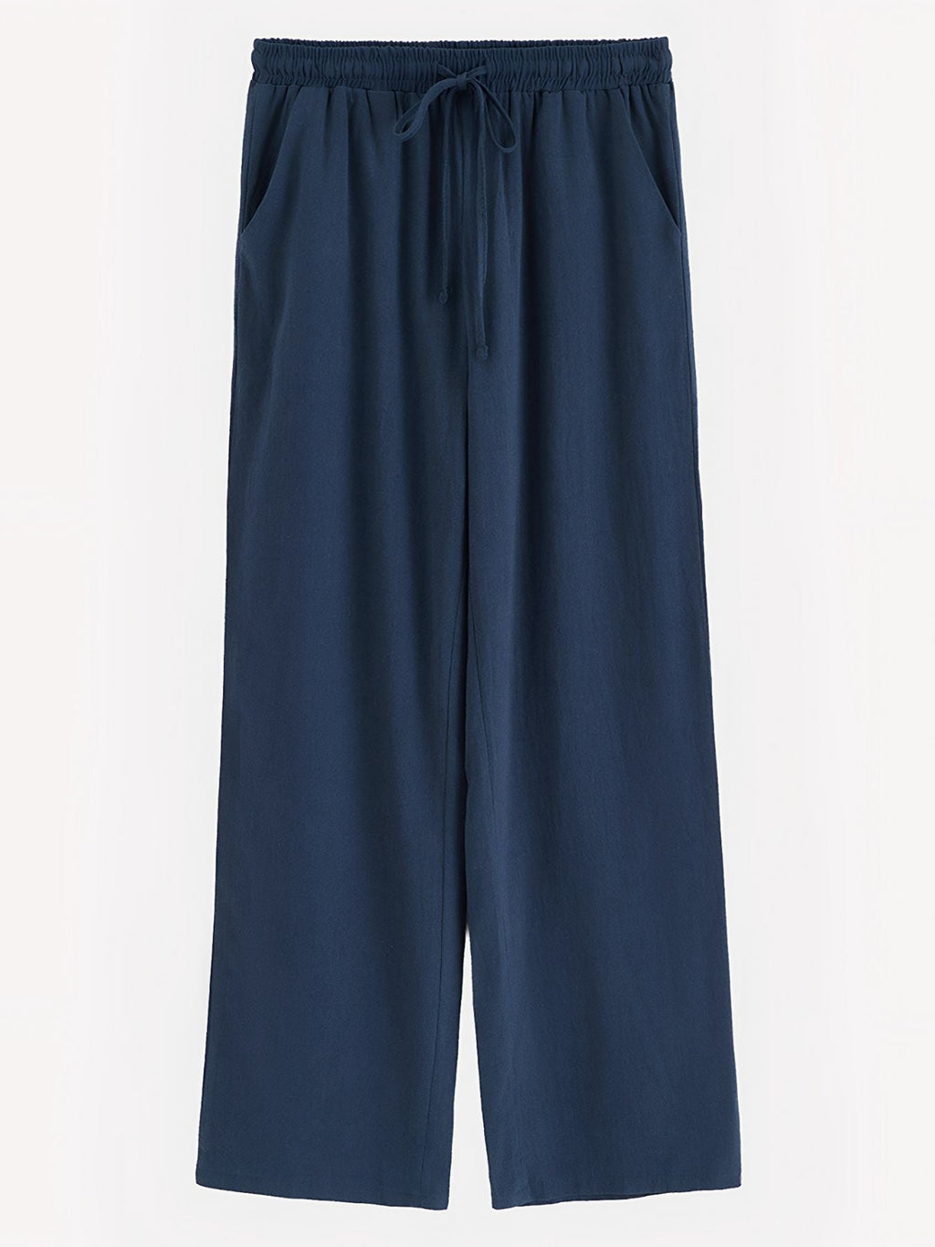 Drawstring Wide Leg Pants