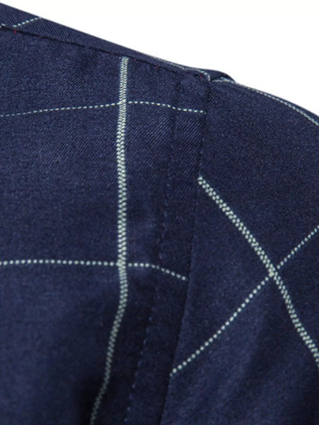 Men's Plus Size Classic Plaid Button-Down Shirt