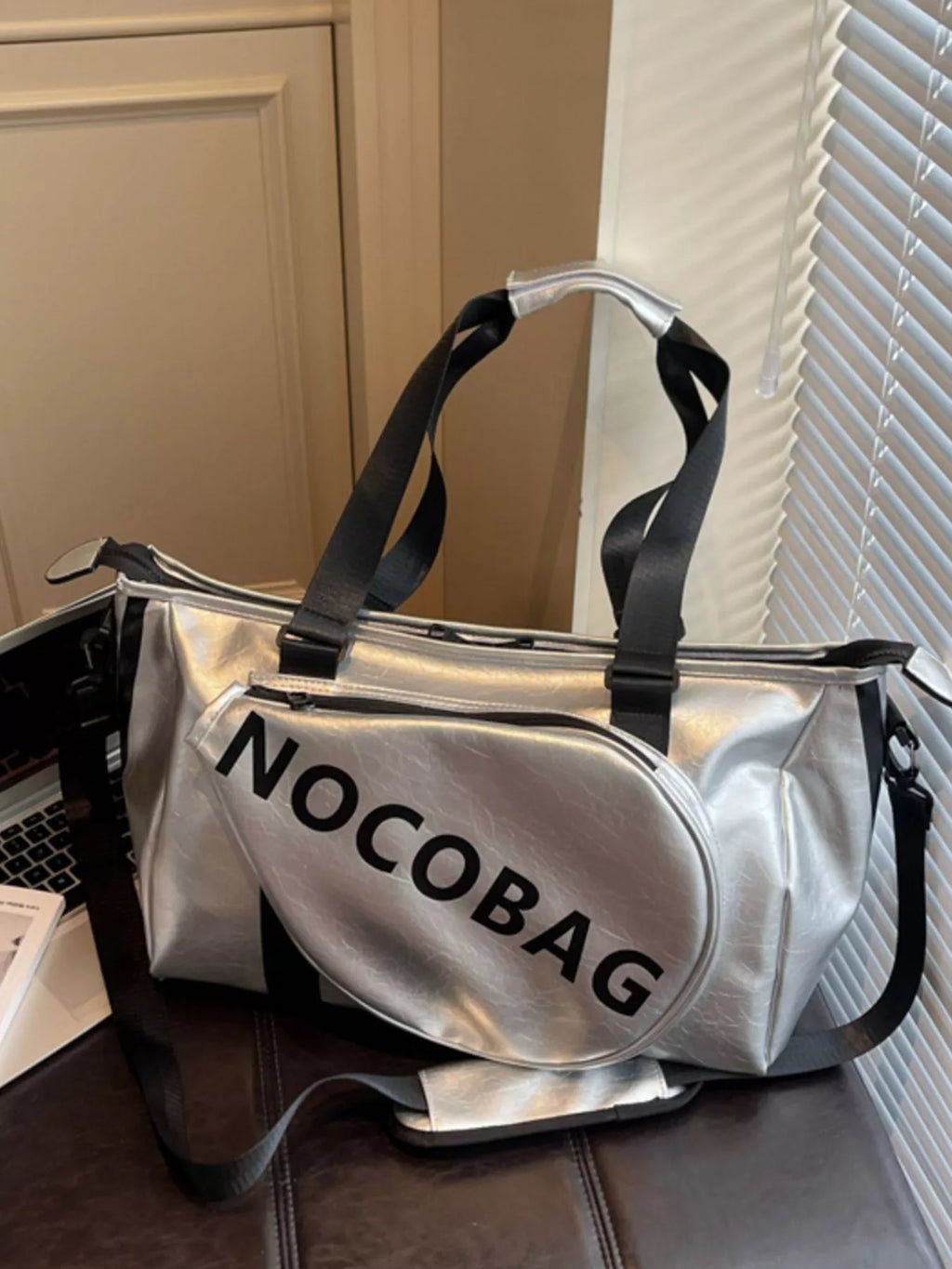 Sports Leather Duffle Bag